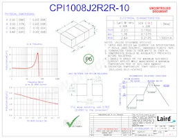 CPI1008J2R2R-10 Datasheet Copertura