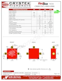 CRBV55CL-0805-0900 Datasheet Copertura