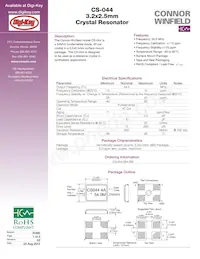 CS-044-054.0M Datasheet Cover