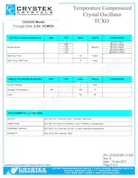 CXOH20-BP-10.000 Datasheet Page 2