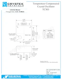 CXOH20-BP-10.000 Datasheet Page 3