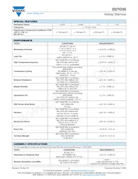 D2TO035CR0370FTE3 Datasheet Page 2