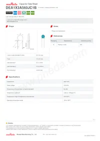 DEA1X3A560JC1B Datasheet Cover