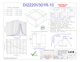 DI2220V301R-10 Datasheet Copertura