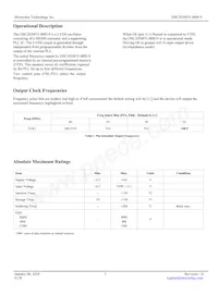 DSC2030FI1-B0019 Datasheet Page 3