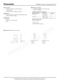 ECU-S2A182JCB Datasheet Page 2