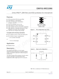 EMIF02-MIC03M6 Datasheet Copertura