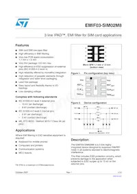 EMIF03-SIM02M8 Datenblatt Cover