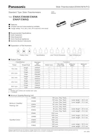 EWA-NF0C15ABR Datasheet Cover