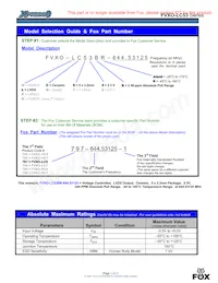 FVXO-LC53BR-25 Datasheet Pagina 2