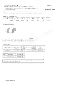 GJM0225C1E5R8CB01L Datasheet Cover