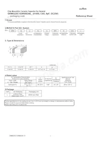 GRM0225C1E9R0BDAEL Datenblatt Cover