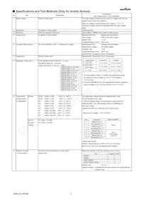 GRM033R60G155ME14E Datasheet Page 2