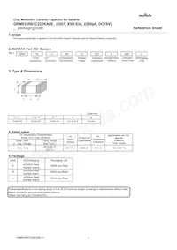 GRM033R61C222KA88E Datasheet Cover