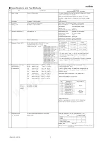 GRM152R61A104ME19D Datasheet Page 2