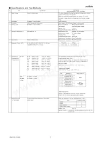 GRM155R70J105KA12J Datasheet Pagina 2