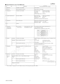 GRM42A5C3F180JW01L Datasheet Pagina 2