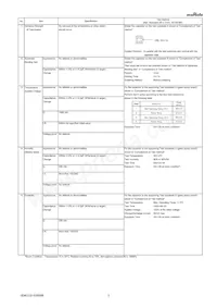 GRM42A5C3F180JW01L Datasheet Page 3