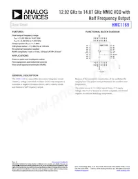 HMC1169LP5ETR Datasheet Cover