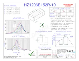 HZ1206E152R-10 Datasheet Cover