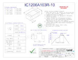 IC1206A103R-10 Datenblatt Cover