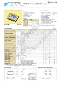 K50-3CSE64.0000M Datasheet Cover