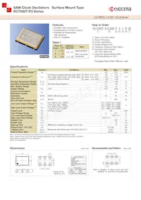 KC7050T250.000P30E00 Datasheet Copertura