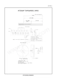 KT2520F38400ZAW18TEK 데이터 시트 페이지 6