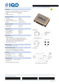 LFSPXO018033BULK 데이터 시트 표지