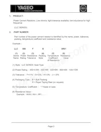 LLC450FB-0R033 Datasheet Page 3