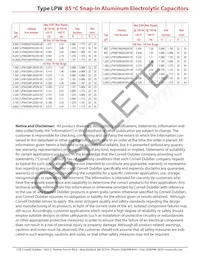LPW822M1VQ30V-W Datasheet Page 3