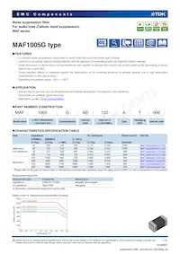 MAF1005GAD251DT000 Datasheet Cover