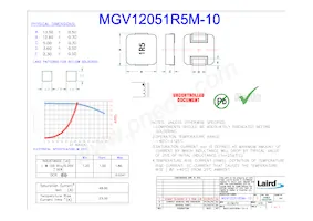 MGV12051R5M-10數據表 封面