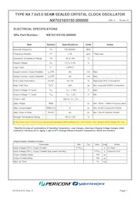 NX7021E0150.000000 Datasheet Page 3