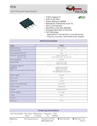 PCS-0R0047D1 Datasheet Cover