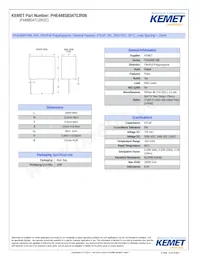 PHE448SB3470JR06數據表 封面