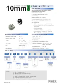 PS10MV50-503A3030-PM Datasheet Cover