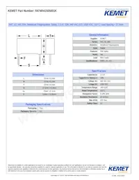 R474R41505001K Datasheet Copertura