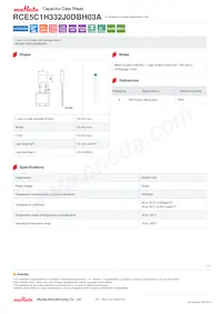 RCE5C1H332J0DBH03A 데이터 시트 표지