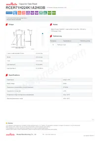 RCER71H224K1A2H03B Datasheet Copertura