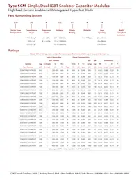 SCM205K122H1N29-F Datasheet Pagina 2