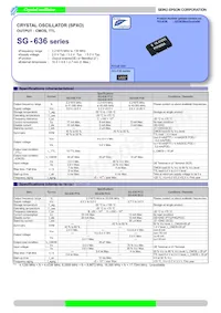 SG-636PCW 48.0000MC Datasheet Cover