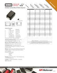 SP1812R-823G Datasheet Cover