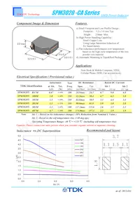 SPM3020T-3R3M-CA Datasheet Cover