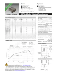SRP6540-4R7M Datasheet Cover