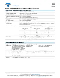 T22C686K050EZS Datasheet Page 5