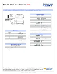 T491A334M035ZT7280 Datenblatt Cover