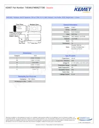 T491M107M006ZT7280 Datenblatt Cover