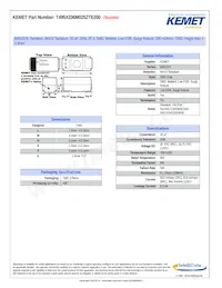 T495X336M025ZTE200 Datasheet Cover