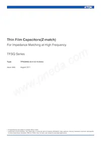 TFSQ0402C0H1C3R0WT Datasheet Cover